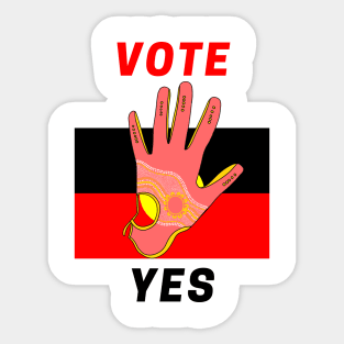 Vote Yes To The Voice Indigenous Voice To Parliament Sticker